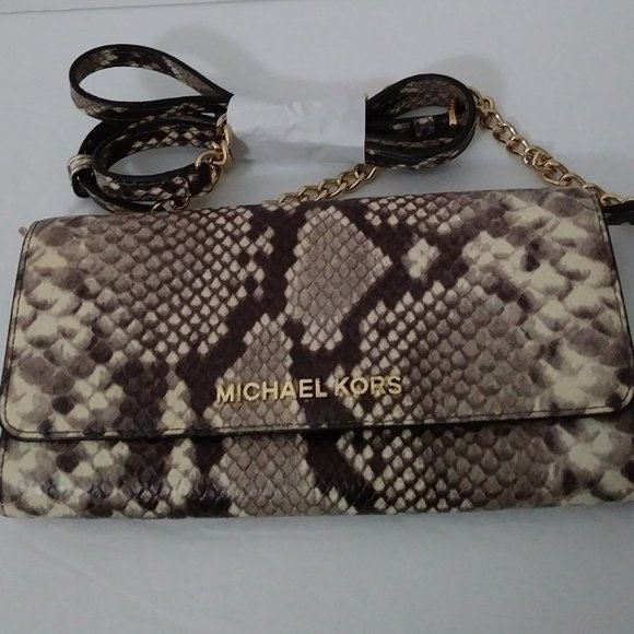 Michael Kors Snake Crossbody Small Bag - Picture 1 of 15